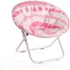 Urban Lifestyle Tie dye Saucer Chair, Pink(Pink)