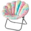 Urban Lifestyle Tie dye Saucer Chair, Pink(Rainbow Tie Dye)