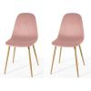 Urban Lifestyle Velvet Dining Chairs, Set of 2, Blush(Blush)