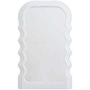 Urban Lifestyle LED Wavy Wall Mirror,Color Changing Light Up Mirror for Bedroom, Living Room or Dorm,16.5″ x 10.28″