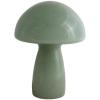 Urban Lifestyle 10″ Blue Stripe Glass Mushroom Lamp, Modern Retro Table Lamp for Bedroom, Living Room, or Office Décor(Green)
