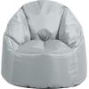 Urban Lifestyle Structured Canvas Round Back Bean Bag Chair, Royal Blue (NK658242)(Grey)