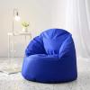 Urban Lifestyle Structured Canvas Round Back Bean Bag Chair, Royal Blue (NK658242)(Royal Blue)