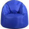 Urban Lifestyle Structured Canvas Round Back Bean Bag Chair, Royal Blue (NK658242)(Royal Blue)
