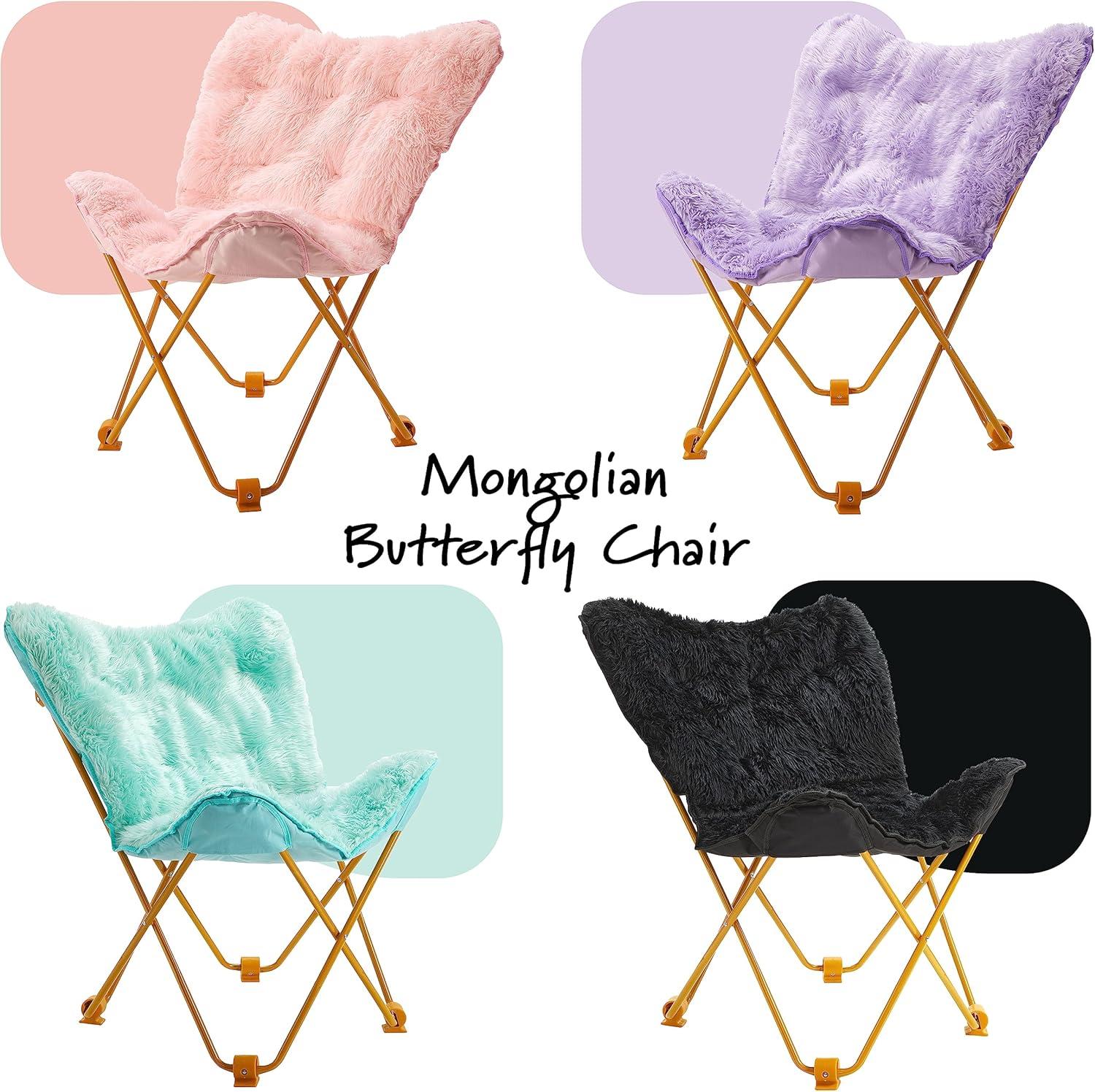 imageUrban Lifestyle Mongolian Butterfly Chair BlackBlack