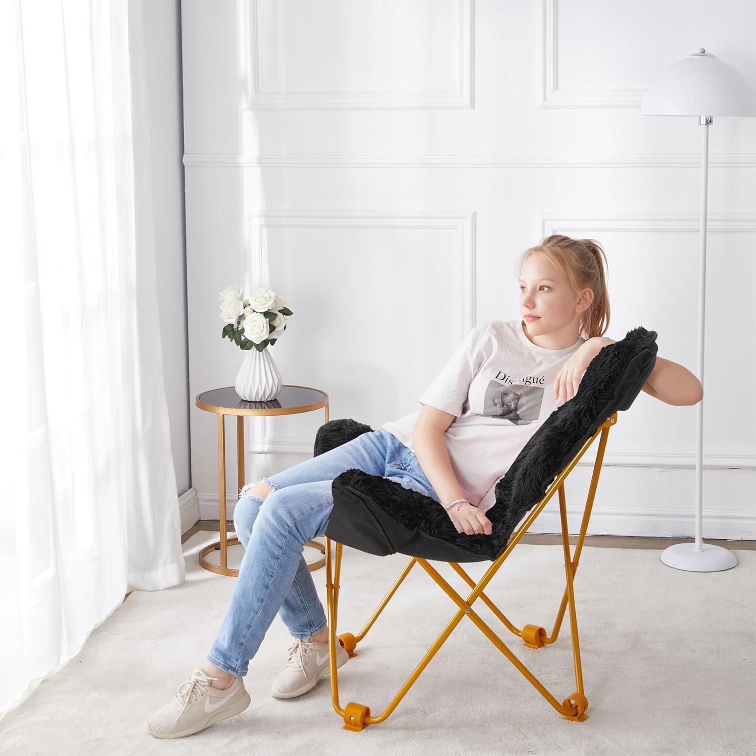 imageUrban Lifestyle Mongolian Butterfly Chair BlackBlack