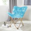 Urban Lifestyle Mongolian Butterfly Chair, Black(Aqua)
