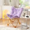 Urban Lifestyle Mongolian Butterfly Chair, Black(Lavender)