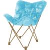 Urban Lifestyle Mongolian Butterfly Chair, Black(Aqua)