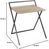 Urban Lifestyle Compact Folding Desk, Wood(Wood)