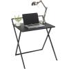 Urban Lifestyle Compact Folding Desk, Wood(Black)