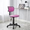 Urban Lifestyle Crushed Velvet Swivel Task Chair, Pink