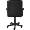 Urban Lifestyle Tufted Leather Executive Office Chair, Black