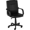 Urban Lifestyle Tufted Leather Executive Office Chair, Black