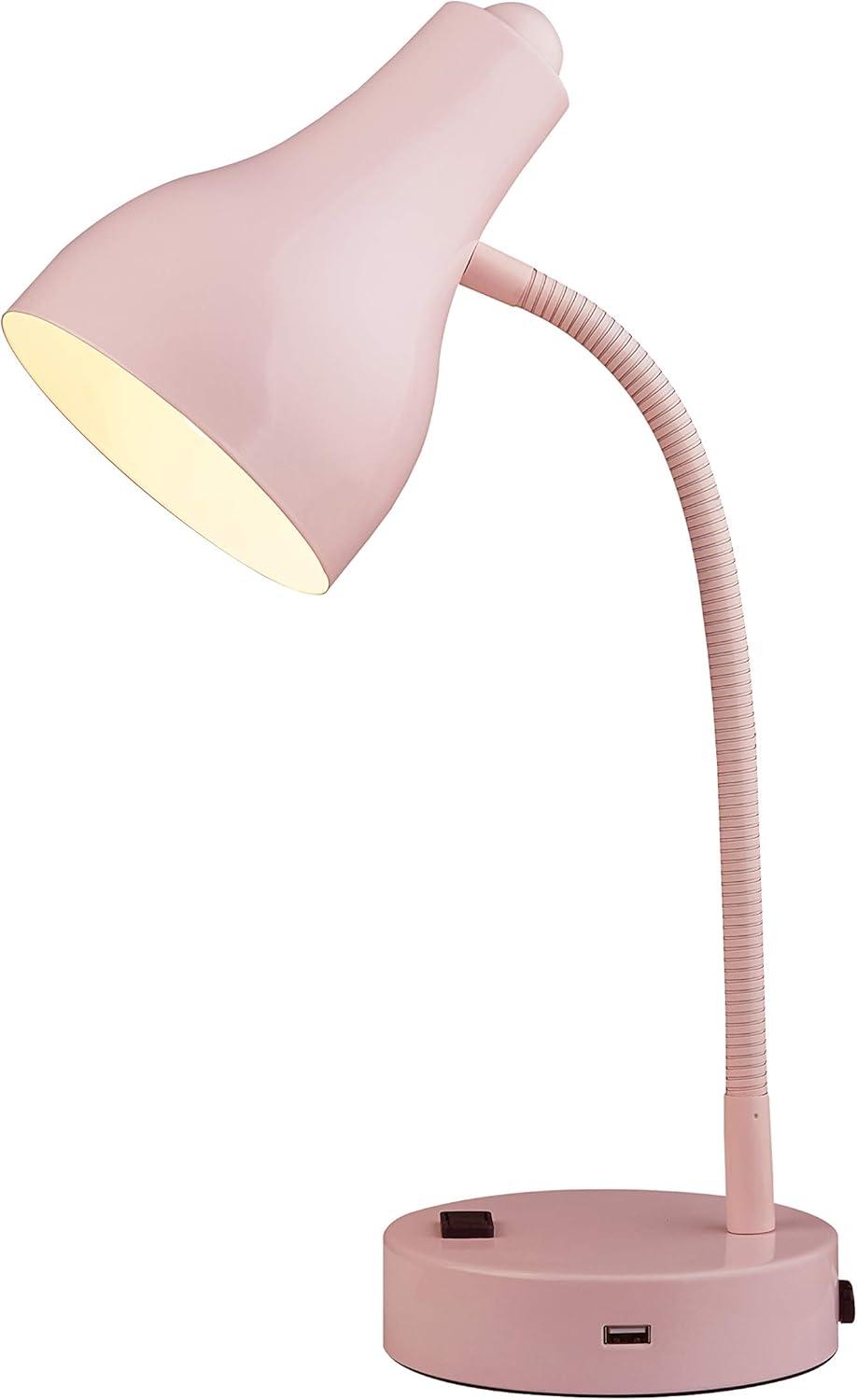 image:imageUrban Lifestyle Task Lamp GoldLight Pink