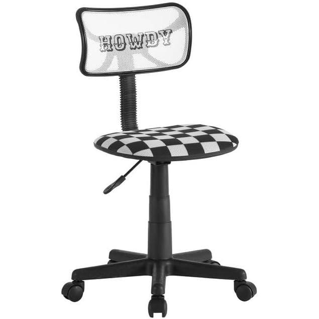 image:imageUrban Lifestyle Printed Rolling Task Chair Love Chair Mesh 21D x 21W x 28H inHowdy