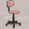 Urban Lifestyle Printed Rolling Task Chair, Love Chair Mesh 21D x 21W x 28H in(Blush)