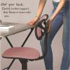 Urban Lifestyle Printed Rolling Task Chair, Love Chair Mesh 21D x 21W x 28H in(Blush)