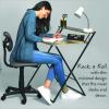 Urban Lifestyle Printed Rolling Task Chair, Love Chair Mesh 21D x 21W x 28H in(Grey)