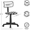 Urban Lifestyle Printed Rolling Task Chair, Love Chair Mesh 21D x 21W x 28H in(Howdy)
