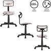 Urban Lifestyle Printed Rolling Task Chair, Love Chair Mesh 21D x 21W x 28H in(Hustle)