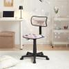 Urban Lifestyle Printed Rolling Task Chair, Love Chair Mesh 21D x 21W x 28H in(Hustle)