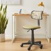 Urban Lifestyle Printed Rolling Task Chair, Love Chair Mesh 21D x 21W x 28H in(Love Logo)