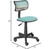 Urban Lifestyle Printed Rolling Task Chair, Love Chair Mesh 21D x 21W x 28H in(Paris)
