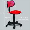 Urban Lifestyle Printed Rolling Task Chair, Love Chair Mesh 21D x 21W x 28H in(Red)