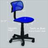Urban Lifestyle Printed Rolling Task Chair, Love Chair Mesh 21D x 21W x 28H in(Royal Blue)