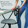 Urban Lifestyle Printed Rolling Task Chair, Love Chair Mesh 21D x 21W x 28H in(Silver)