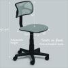 Urban Lifestyle Printed Rolling Task Chair, Love Chair Mesh 21D x 21W x 28H in(Silver)
