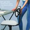 Urban Lifestyle Printed Rolling Task Chair, Love Chair Mesh 21D x 21W x 28H in(White)