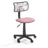 Urban Lifestyle Printed Rolling Task Chair, Love Chair Mesh 21D x 21W x 28H in(Wild and Free)