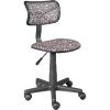 Urban Lifestyle Printed Rolling Task Chair, Love Chair Mesh 21D x 21W x 28H in(Leopard)