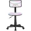 Urban Lifestyle Printed Rolling Task Chair, Love Chair Mesh 21D x 21W x 28H in(Tiedye)