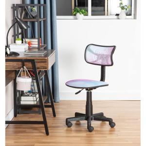 Urban Lifestyle Printed Rolling Task Chair, Love Chair Mesh 21D x 21W x 28H in(Good Vibes)