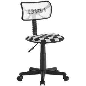 Urban Lifestyle Printed Rolling Task Chair, Love Chair Mesh 21D x 21W x 28H in(Howdy)