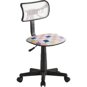 Urban Lifestyle Printed Rolling Task Chair, Love Chair Mesh 21D x 21W x 28H in(Hustle)