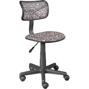 Urban Lifestyle Printed Rolling Task Chair, Love Chair Mesh 21D x 21W x 28H in(Leopard)
