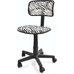 Urban Lifestyle Printed Rolling Task Chair, Love Chair Mesh 21D x 21W x 28H in(Zebra)