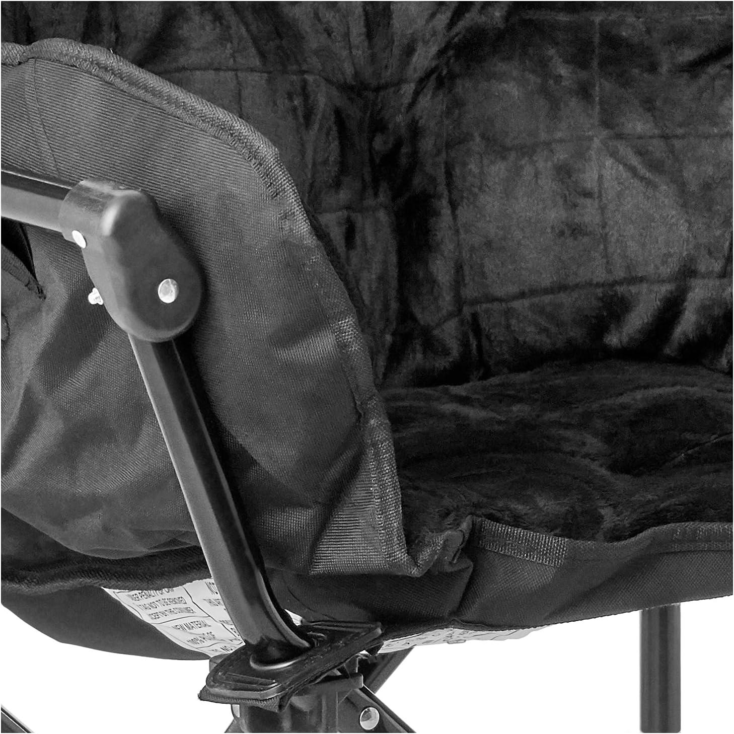 image:imageUrban Shop Sherpa Club Chair Black 318D x 287W x 354H inBlack
