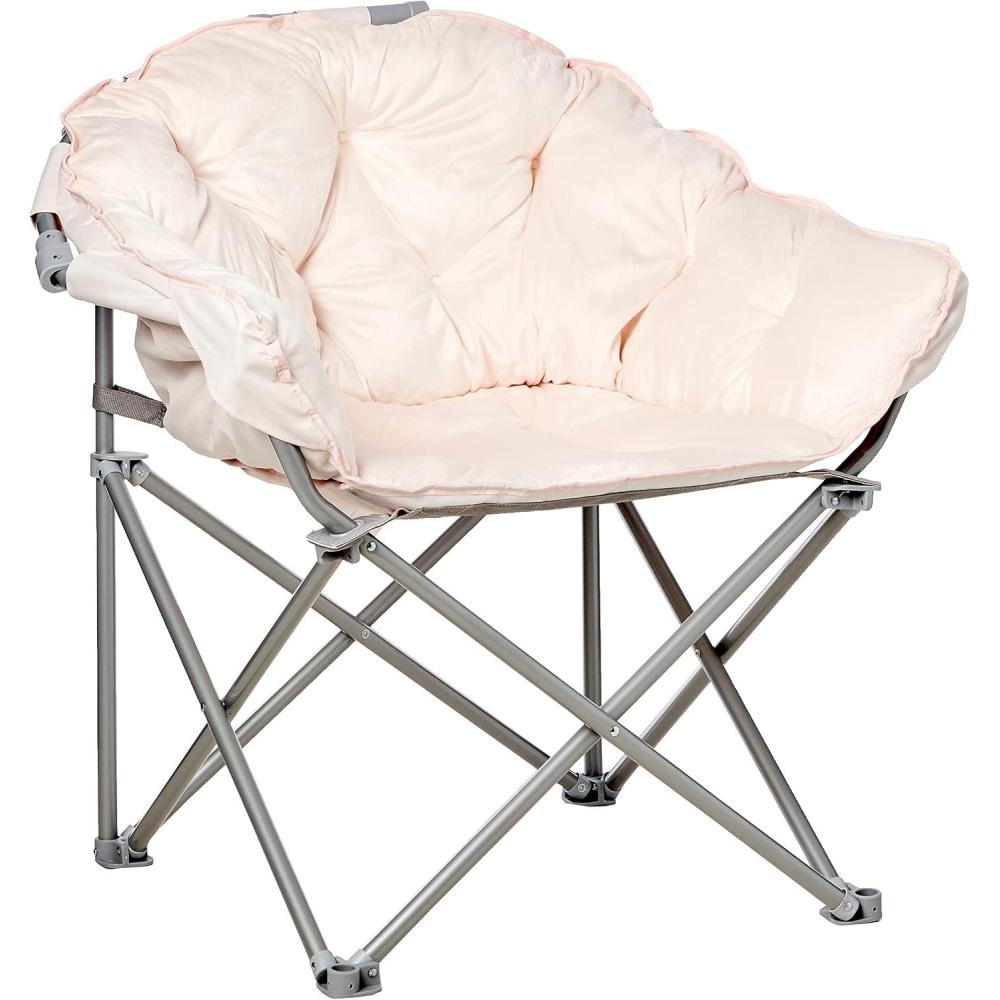 image:imageUrban Shop Sherpa Club Chair Black 318D x 287W x 354H inBlush